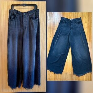 We The Free by Free People Ultra High-Rise Ultra Wide-Leg Button Fly Jeans
